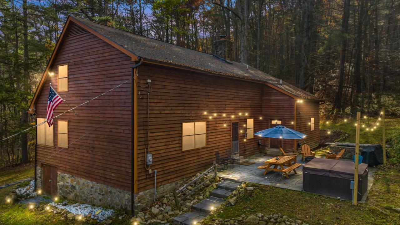 Sleepy Hollow 5Br Cabin - National Park 7 Min, Hot Tub, Fire Pit, Sleeps 12 루레이 외부 사진