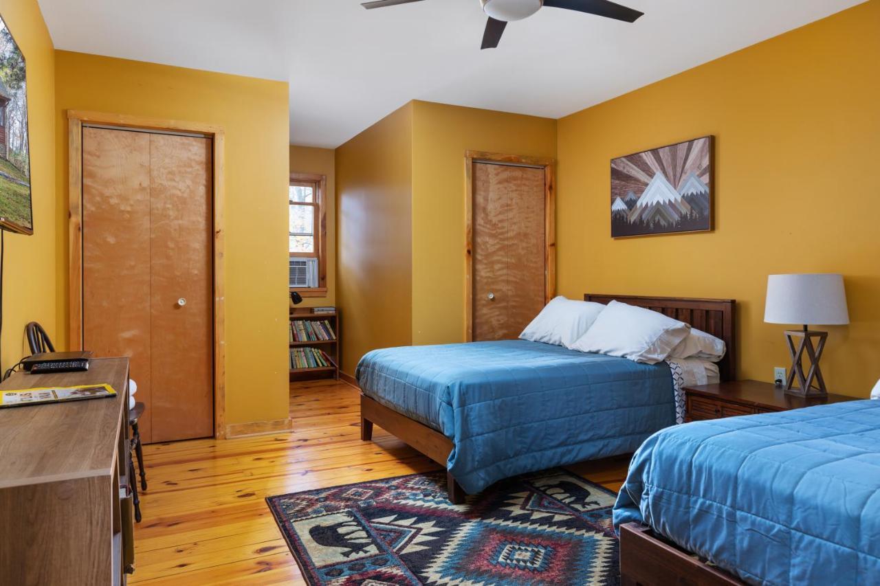 Sleepy Hollow 5Br Cabin - National Park 7 Min, Hot Tub, Fire Pit, Sleeps 12 루레이 외부 사진